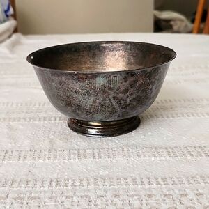 Paul Revere silver plated bowl oneida reproduction